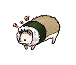 Sushi and hedgehog,"Sudgehog"! sticker #3375435