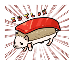 Sushi and hedgehog,"Sudgehog"! sticker #3375442