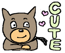 NYANYANEN kawaii yoga kitty English ver sticker #3375596