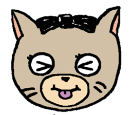 NYANYANEN kawaii yoga kitty English ver sticker #3375603