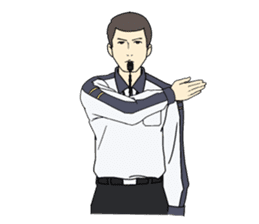 VOLLEYBALL REFEREES' HAND SIGNALS sticker #3375691