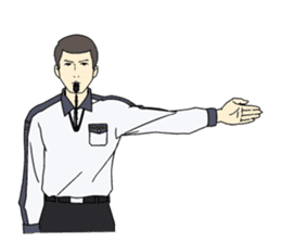 VOLLEYBALL REFEREES' HAND SIGNALS sticker #3375692