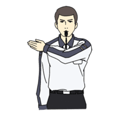 VOLLEYBALL REFEREES' HAND SIGNALS sticker #3375693