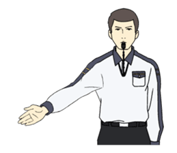 VOLLEYBALL REFEREES' HAND SIGNALS sticker #3375696