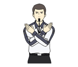 VOLLEYBALL REFEREES' HAND SIGNALS sticker #3375701