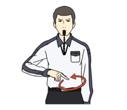 VOLLEYBALL REFEREES' HAND SIGNALS sticker #3375704