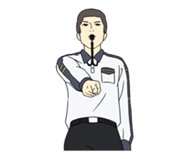 VOLLEYBALL REFEREES' HAND SIGNALS sticker #3375711