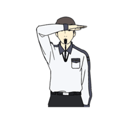 VOLLEYBALL REFEREES' HAND SIGNALS sticker #3375713