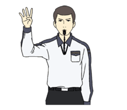 VOLLEYBALL REFEREES' HAND SIGNALS sticker #3375714