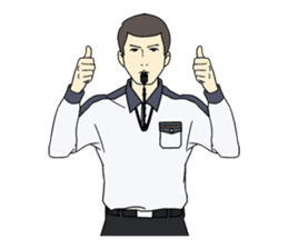 VOLLEYBALL REFEREES' HAND SIGNALS sticker #3375715