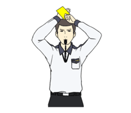 VOLLEYBALL REFEREES' HAND SIGNALS sticker #3375720