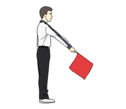 VOLLEYBALL REFEREES' HAND SIGNALS sticker #3375723