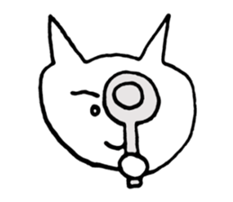 Sticker of the capricious cat sticker #3376850