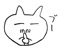 Sticker of the capricious cat sticker #3376884