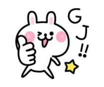 Thank You - Rabbit sticker #3376920