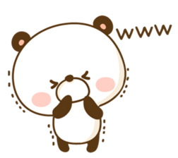 Sticker basic set of a panda sticker #3377073