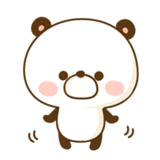 Sticker basic set of a panda sticker #3377074