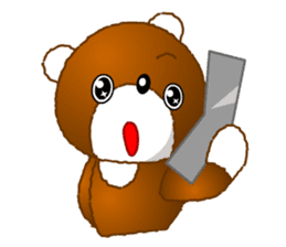 Tomo's Kawaii Bear 2 sticker #3377131