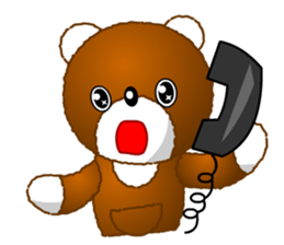 Tomo's Kawaii Bear 2 sticker #3377132