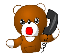 Tomo's Kawaii Bear 2 sticker #3377132