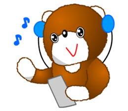 Tomo's Kawaii Bear 2 sticker #3377137