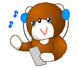Tomo's Kawaii Bear 2 sticker #3377137
