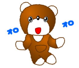 Tomo's Kawaii Bear 2 sticker #3377151