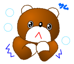 Tomo's Kawaii Bear 2 sticker #3377155