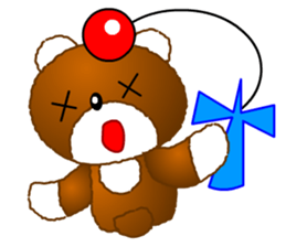 Tomo's Kawaii Bear 2 sticker #3377156