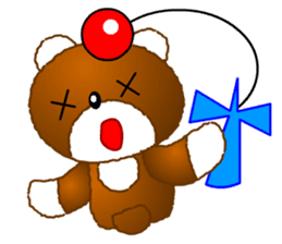 Tomo's Kawaii Bear 2 sticker #3377156