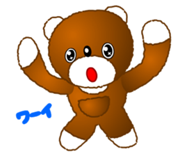 Tomo's Kawaii Bear 2 sticker #3377160