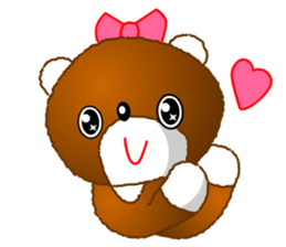 Tomo's Kawaii Bear 2 sticker #3377168