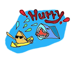 English !? macaroni-kun sticker #3377828