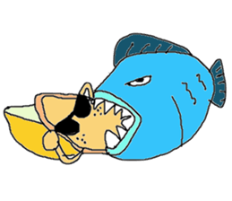 English !? macaroni-kun sticker #3377830