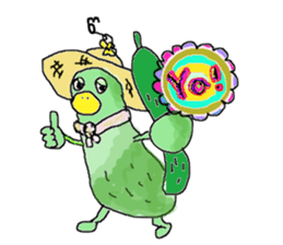 English !? macaroni-kun sticker #3377831