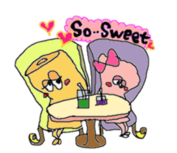 English !? macaroni-kun sticker #3377833