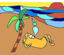 English !? macaroni-kun sticker #3377834