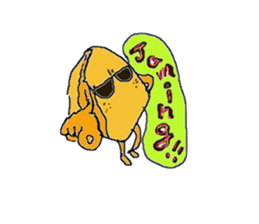 English !? macaroni-kun sticker #3377835