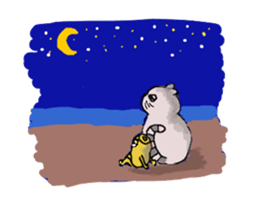 English !? macaroni-kun sticker #3377837