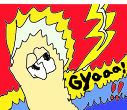 English !? macaroni-kun sticker #3377839