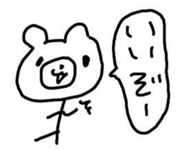 Stick Bear sticker #3378579