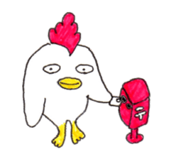 Rooster And Penguin sticker #3378870