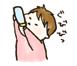 super cute baby PI-CHAN sticker #3379238