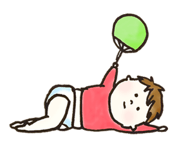 super cute baby PI-CHAN sticker #3379240