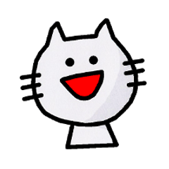 Cat sticker.