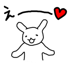 love you rabbit sticker #3380658