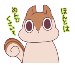 Jealous squirrel sticker #3381335