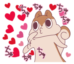 Jealous squirrel sticker #3381344