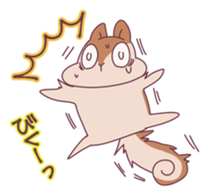 Jealous squirrel sticker #3381347