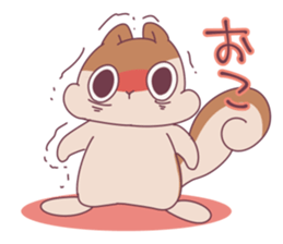 Jealous squirrel sticker #3381367